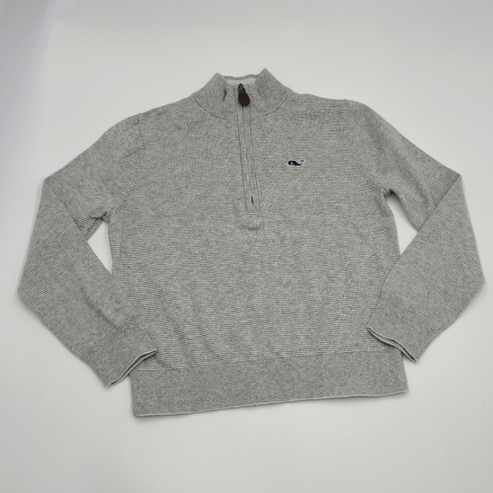 Vineyard Vines boys' cashmere blend 1/4 zip sweater size 4